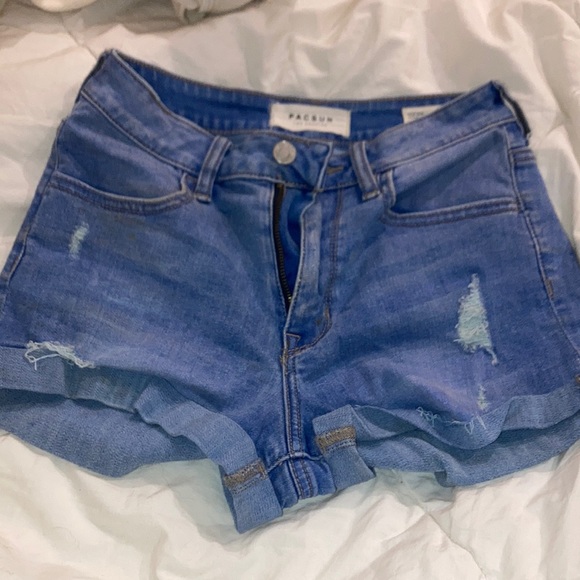 Pacsun high rise super stretch shortie shorts - Picture 1 of 3